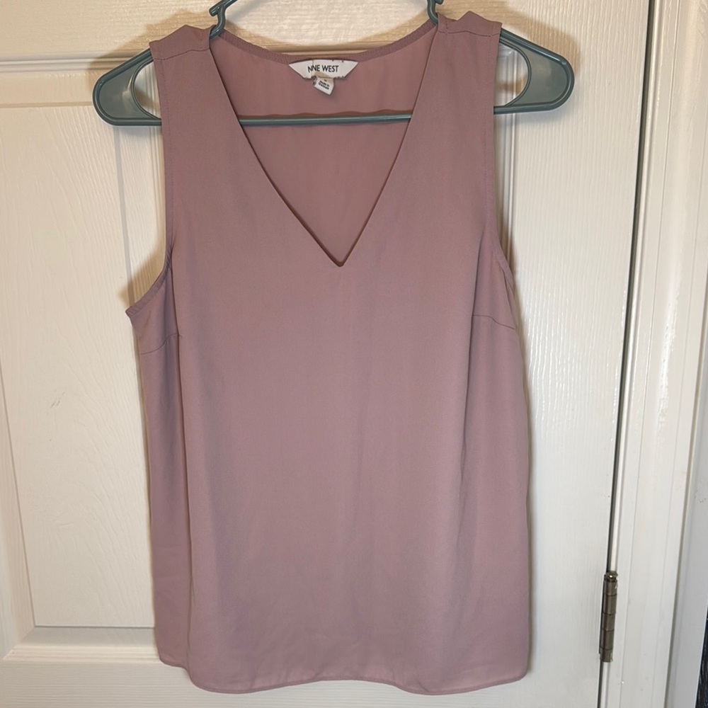 Nine West Pink Sleeveless Tank Top